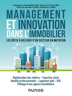 cover image of Management et innovation dans l'immobilier